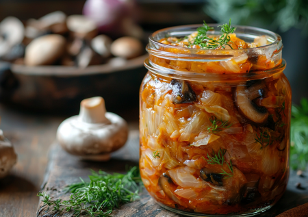 Солянка с капустой и грибами на зиму в банках: основа для супов и рагу