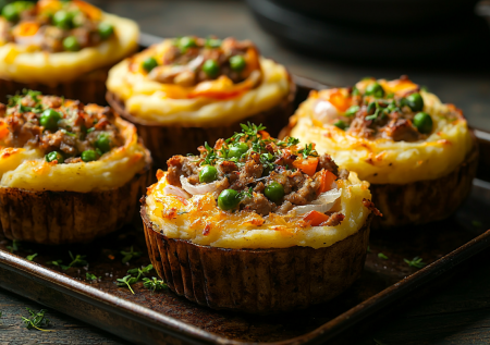 Картофельные гнёзда с мясной начинкой: шедевр из самых простых продуктов