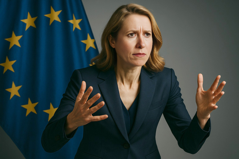 Кая Каллас в представлении ИИ