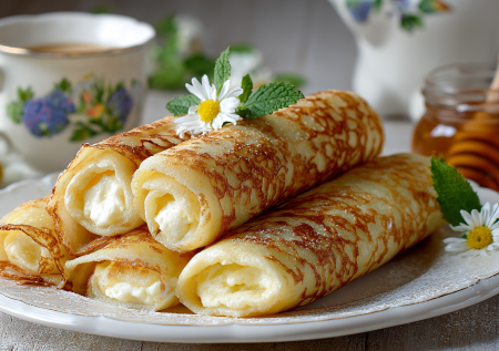 Налистники с творогом по-белорусски! Нежная вкуснятина на завтрак и перекус