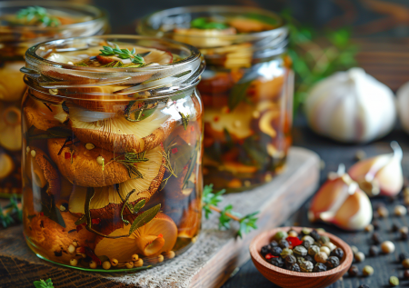 Бабушкин рецепт: маринованные грибы с кориандром и лаврушкой