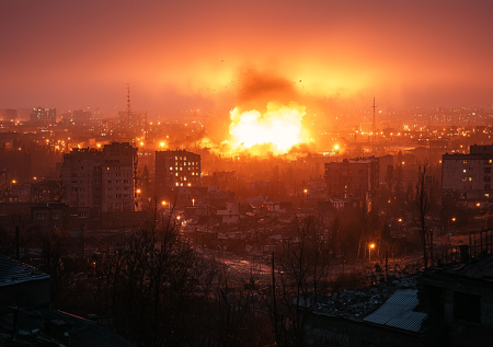 Взрыв прогремел в украинском городе