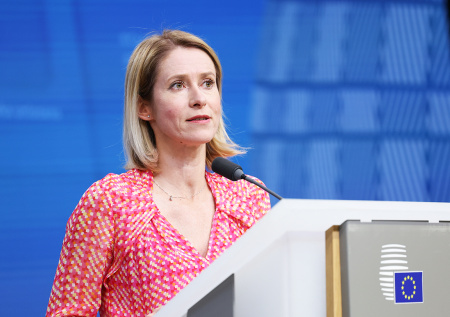 Каллас озвучила почти пустому залу сумму трат ЕС на Украину