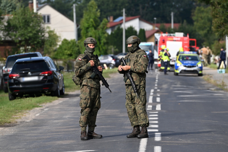 В Польше при попытке уничтожения БПЛА была повреждена крыша жилого дома