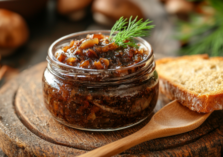 Грибная икра быстрого приготовления! Самый вкусный рецепт на зиму: 4 ингредиента и никаких хлопот
