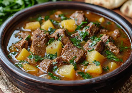 Хашлама по-кавказски: мясо и овощи превращаются в шедевр