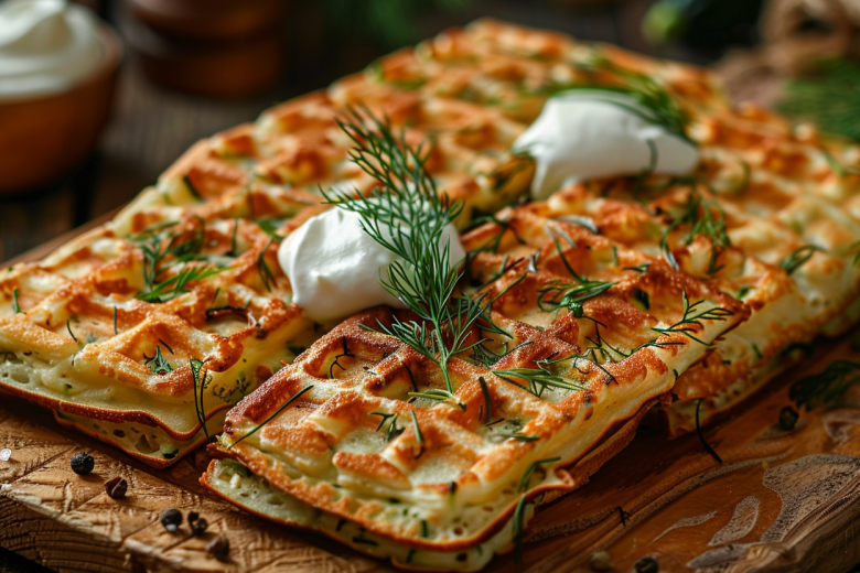 Кабачковые вафли