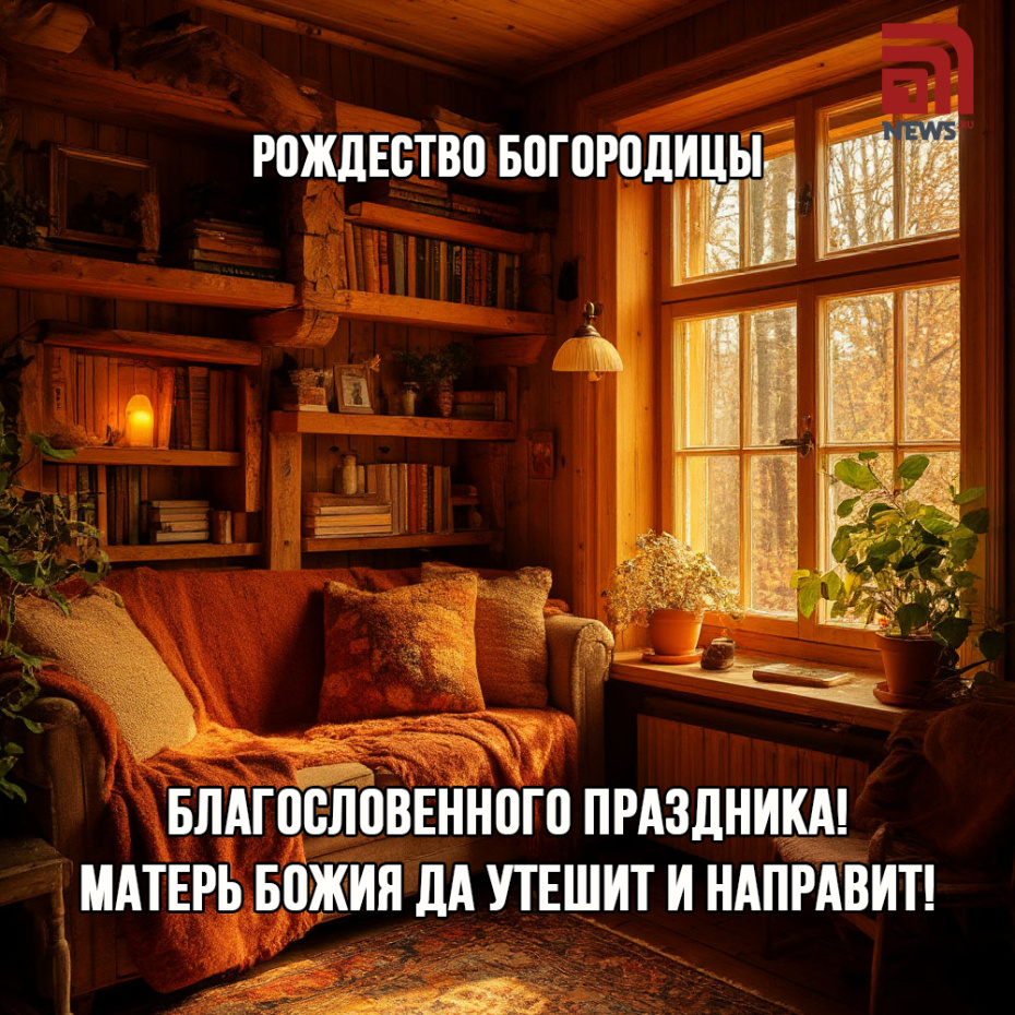 Открытка с Рождеством Пресвятой Богородицы
