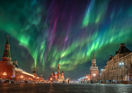 Стало известно, когда москвичи смогут увидеть северное сияние