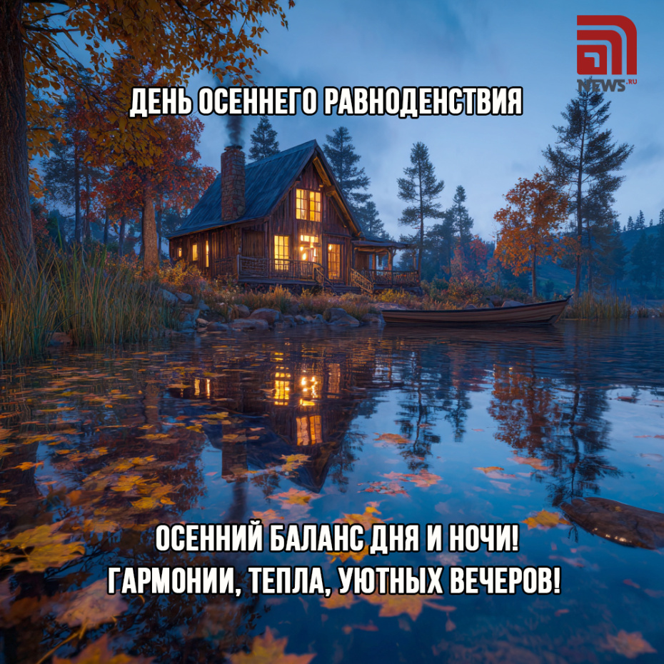 Открытка с днем осеннего равноденствия