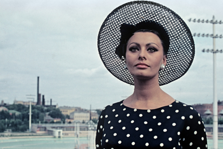 Софи Лорен на IV Московском международном кинофестивале, 1965 год