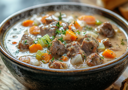 Рагу с мясом в сливочно-чесночном соусе: домашний рецепт для уюта