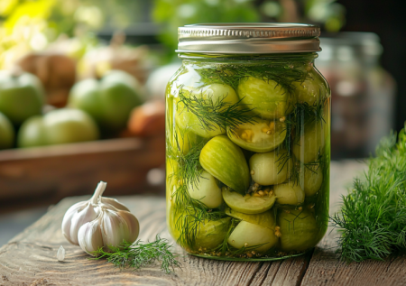 Маринованные зеленые помидоры как в Советском Союзе