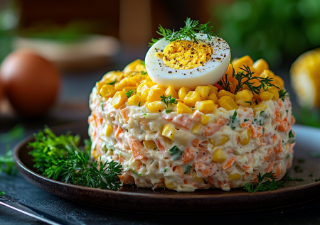 Салат с сыром-косичкой: всего 4 ингредиента, 15 минут — и вкуснятина готова