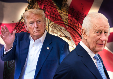 Королевская семья Британии: новости, Трамп опозорился на приеме у Карла III