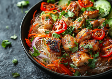 Простой рецепт фунчозы с курицей и овощами: ужин в азиатском стиле за 20 минут