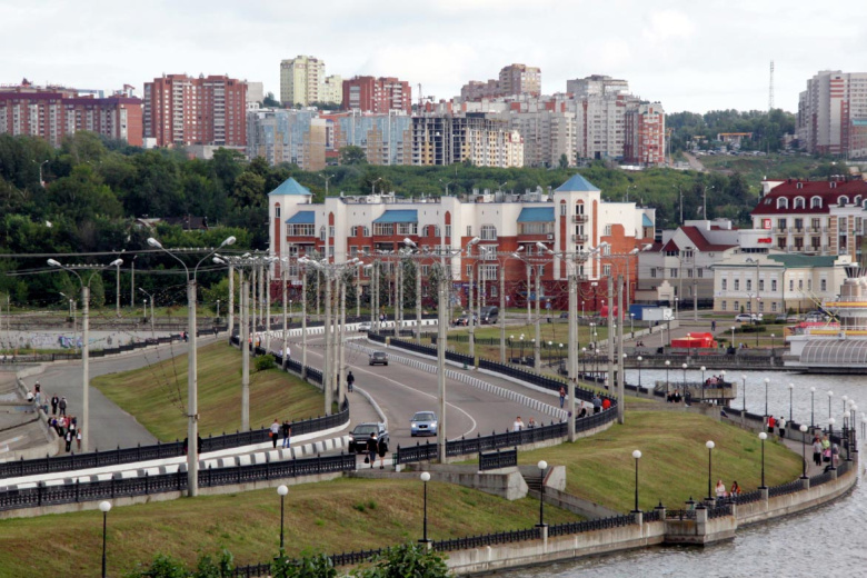 Вид на Чебоксары