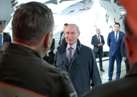 Путин рассказал о росте производства российского вооружения в десятки раз