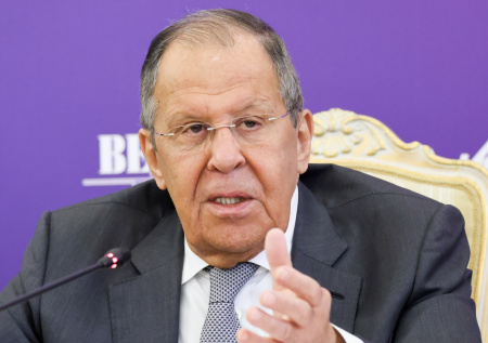 Лавров выступил перед участниками «Интервидения» с приветственным словом