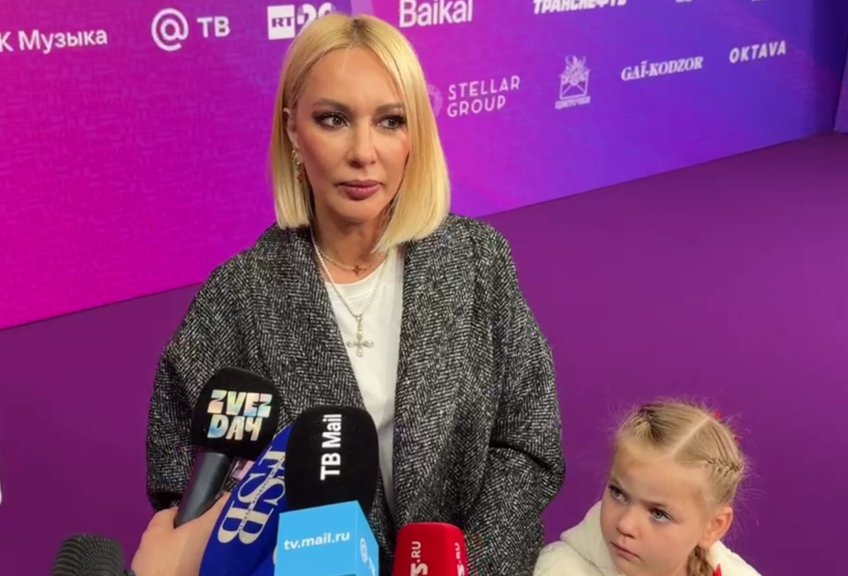 Телеведущая Лера Кудрявцева с дочерью
