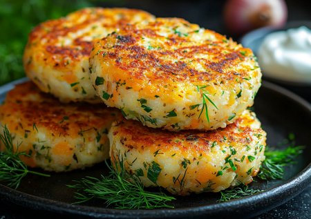 Кабачки вкуснее мяса! Натерла кабачок и картошку. Получилось быстро и невероятно вкусно