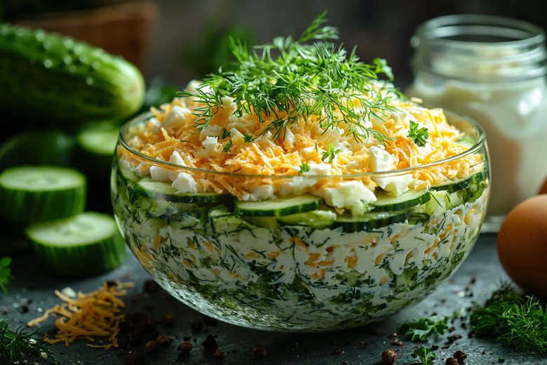 Готовлю салат «Изумруд» за 10 минут — нужен всего 4 продукта