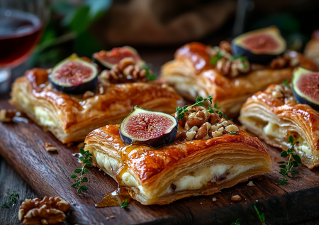 Приготовьте осенью! Слойки с инжиром и камамбером — вкусно к вину и кофе