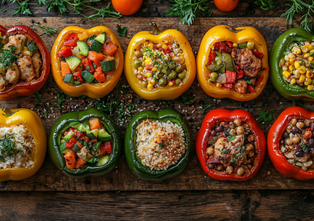 Сборник вкусных начинок для перца: 10 идей — от классики до ПП-вариаций