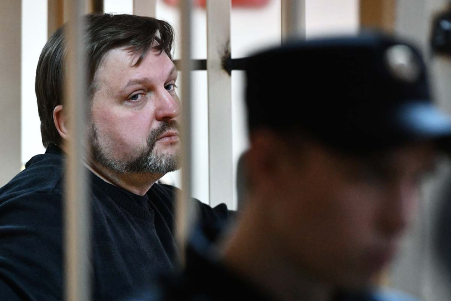 Экс-губернатор Кировской области Никита Белых, обвиняемый во взяточничестве, во время оглашения приговора в Пресненском суде Москвы