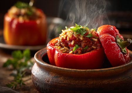 Идеальные фаршированные перцы: мясо тает во рту. Секрет в тушении