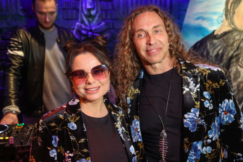 Певица Наташа Королева и ее муж актер Сергей Глушко (Тарзан)