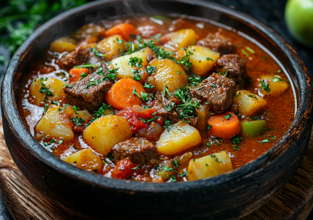 Дымляма с сезонными яблоками: невероятное рагу с картошкой и говядиной