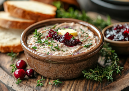 Печеночный паштет с коньяком и мускатным орехом: нежнейшая намазка на поджаристый хлеб