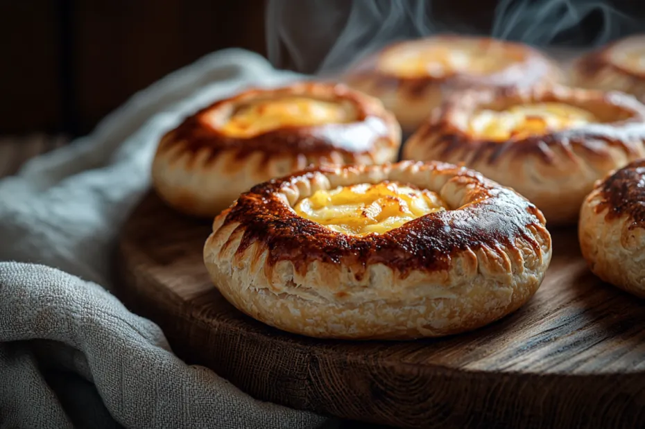 Пирожки из ржаной муки: калитки с картошкой