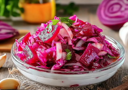 Капустный деликатес со свеклой: обалденная маринованная закуска