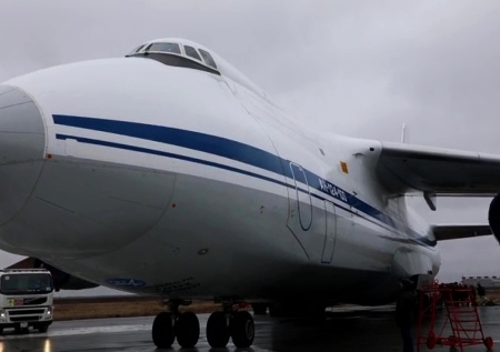 Генерал объяснил низкий полет Ан-124 над многоэтажками в Москве