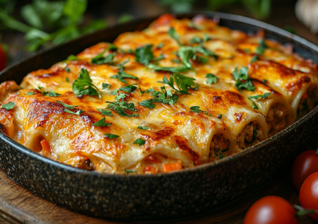 Запечённый лаваш с фаршем и овощами: станет частым гостем на вашем столе