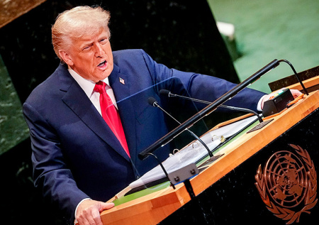 Трамп побил рекорд по выступлению на ГА ООН