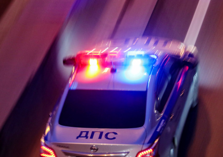 В Перми на трассе сгорел автобус