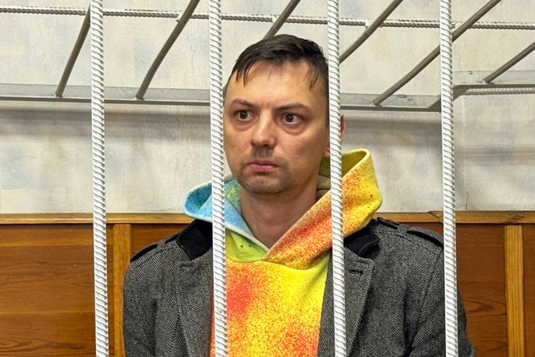 Артем Носков во время судебного заседания по делу о мошенничестве