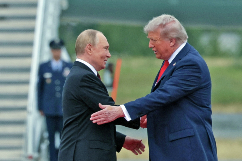 Президент РФ Владимир Путин и президент США Дональд Трамп