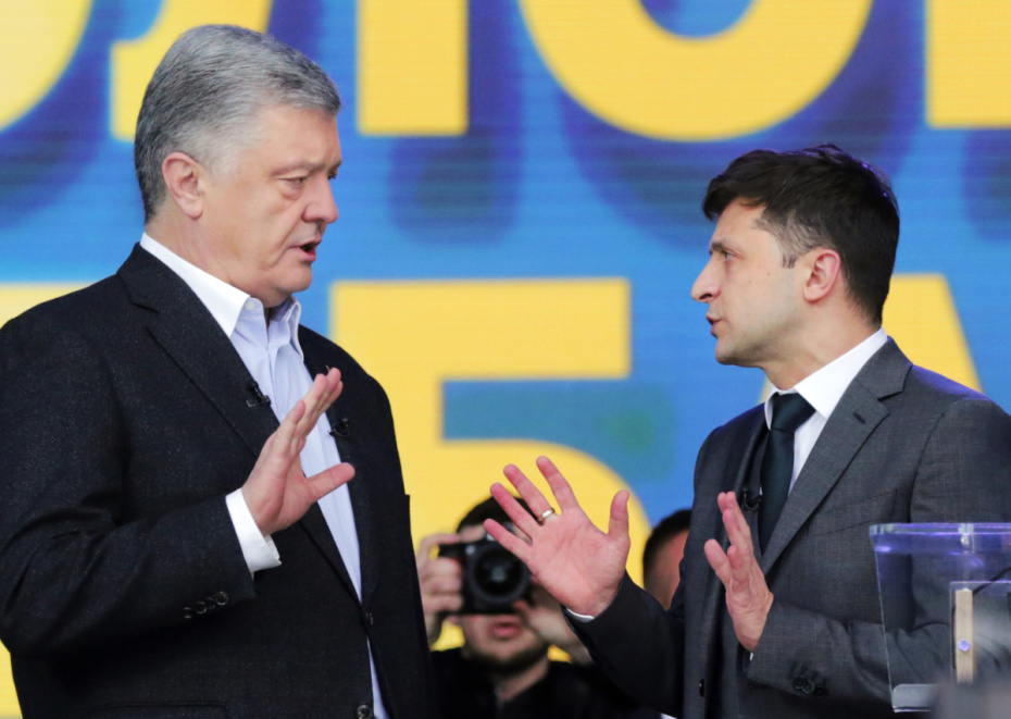 Петр Порошенко и Владимир Зеленский