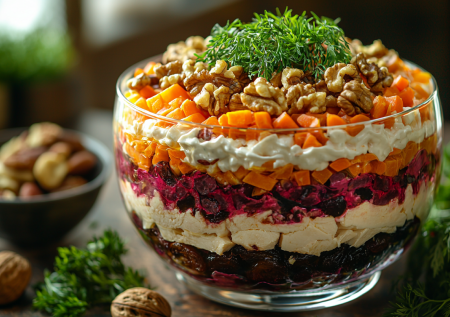 Готовим «Чингисхан» с курицей и свеклой: бюджетный салат с вау-вкусом