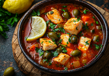Солянка из минтая с маслинами и корнишонами: в тысячу раз вкуснее ухи