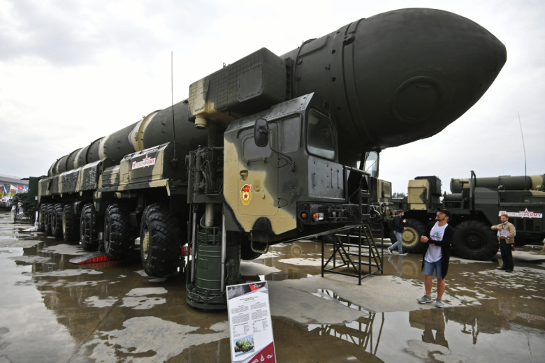Пусковая установка «Тополь» на международном военно-техническом форуме