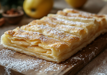 Готовлю хрустящие полоски с яблоками. Исчезают за пять минут! Вкуснее и проще шарлотки