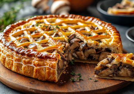 Готовлю эту вкуснятину вместо ужина — семью за уши не оттащишь: пирог-жюльен