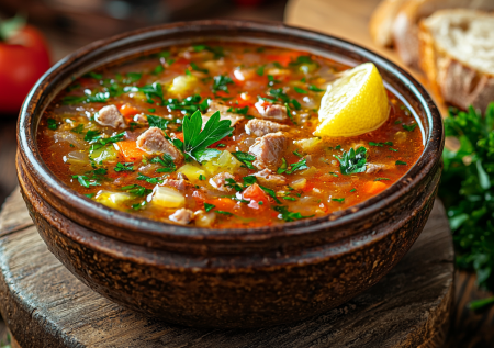 Почувствуйте вкус Болгарии: домашняя болгарская чорба с мясом и овощами