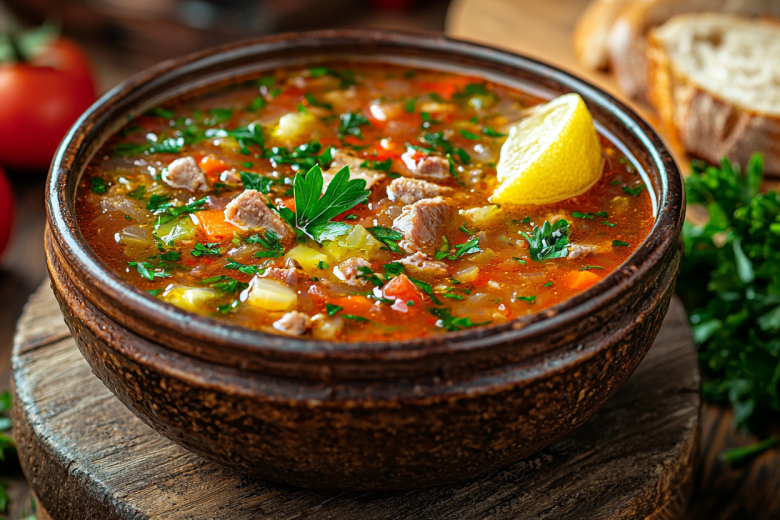 Почувствуйте вкус Болгарии: домашняя болгарская чорба с мясом и овощами