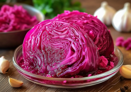 Маринованная капуста «Фламинго» с ярким цветом и пикантным вкусом: осенью всегда в моем холодильнике